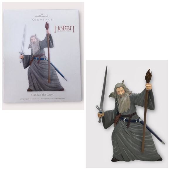 Hallmark Gandalf the Grey Christmas Ornament 2012 Lord of the Rings Hobbit - Picture 1 of 9